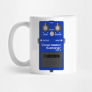 Boss CS-2 Compression Sustainer Guitar Effect Pedal Mug